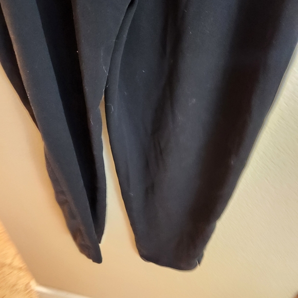 J. Crew Jamie Pull On Crepe Black Tapered Leg Pants Size 12 - Picture 9 of 11